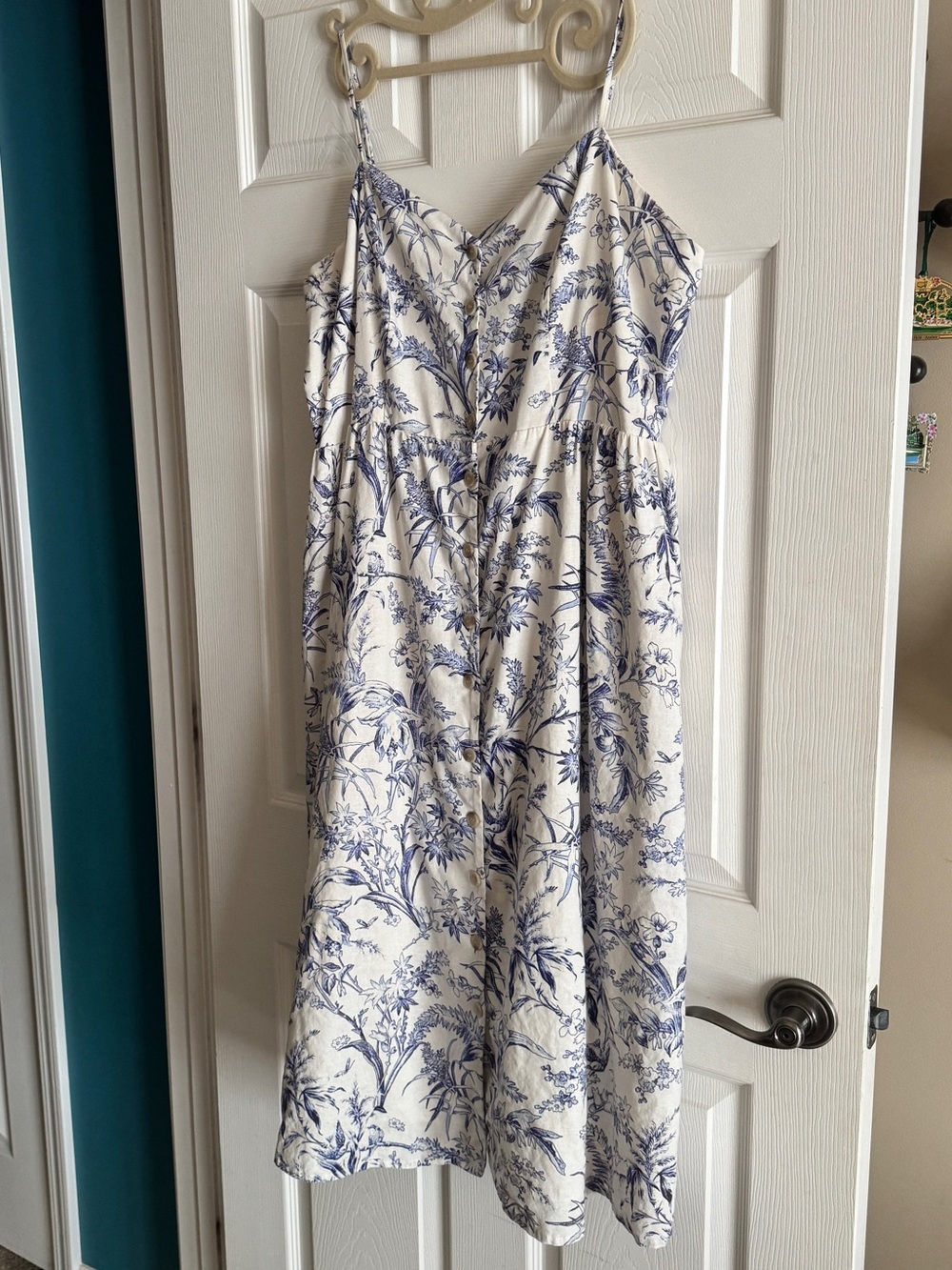 H&M Linen/Cotton Lined Dress
